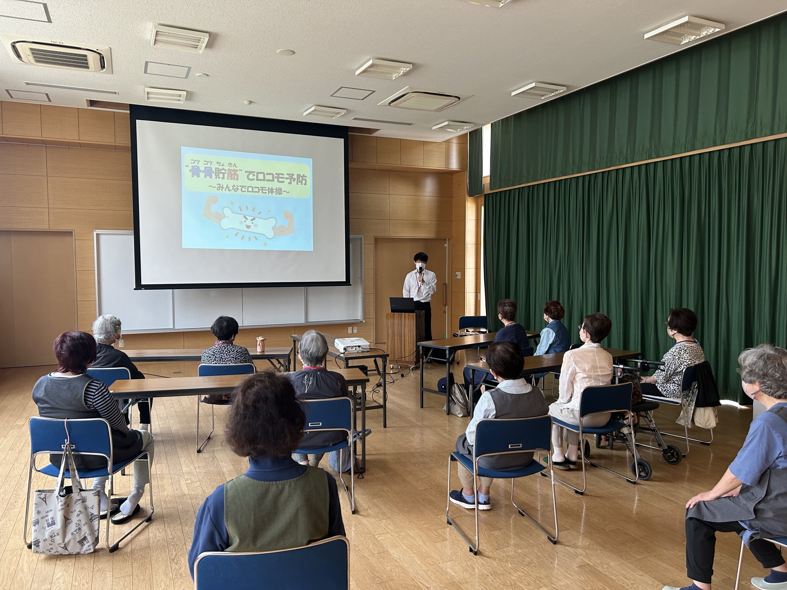 早良区　有住公民館で健康教室を行いました。