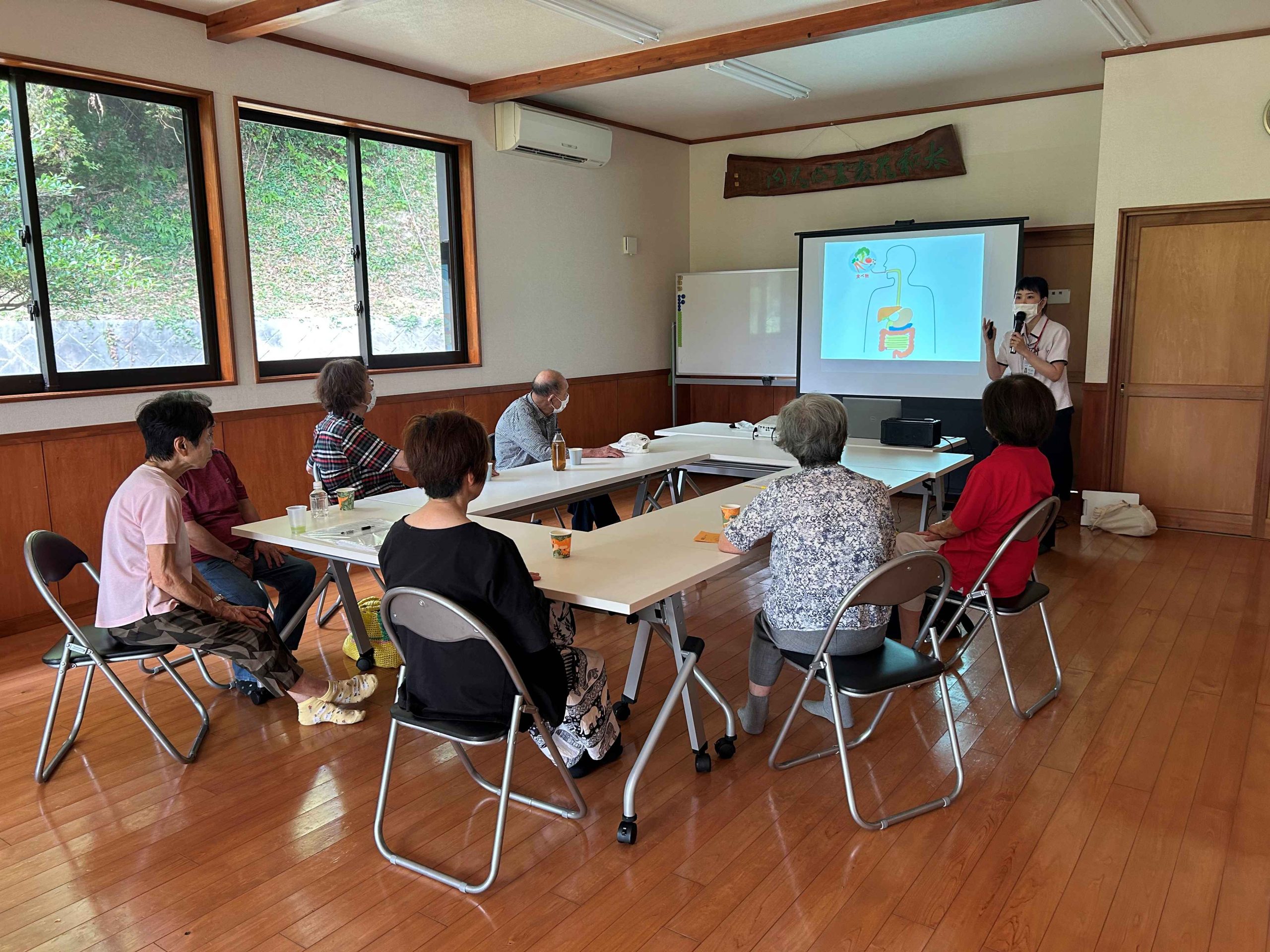 筑前町　赤坂公民館で健康教室を行いました。