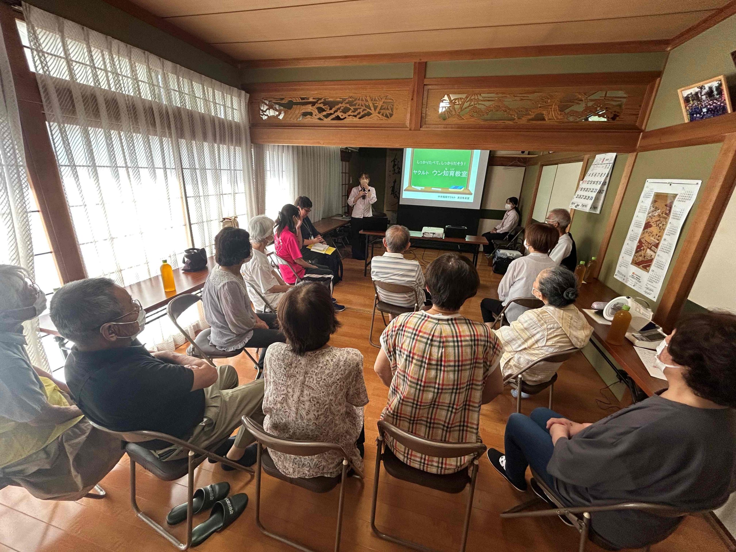 中間市　下大隈公民館で健康教室を行いました。