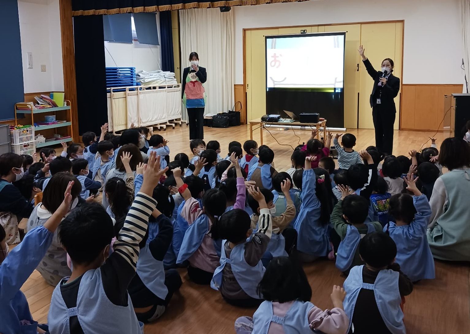若松区 花乃路保育園で出前授業を行いました。