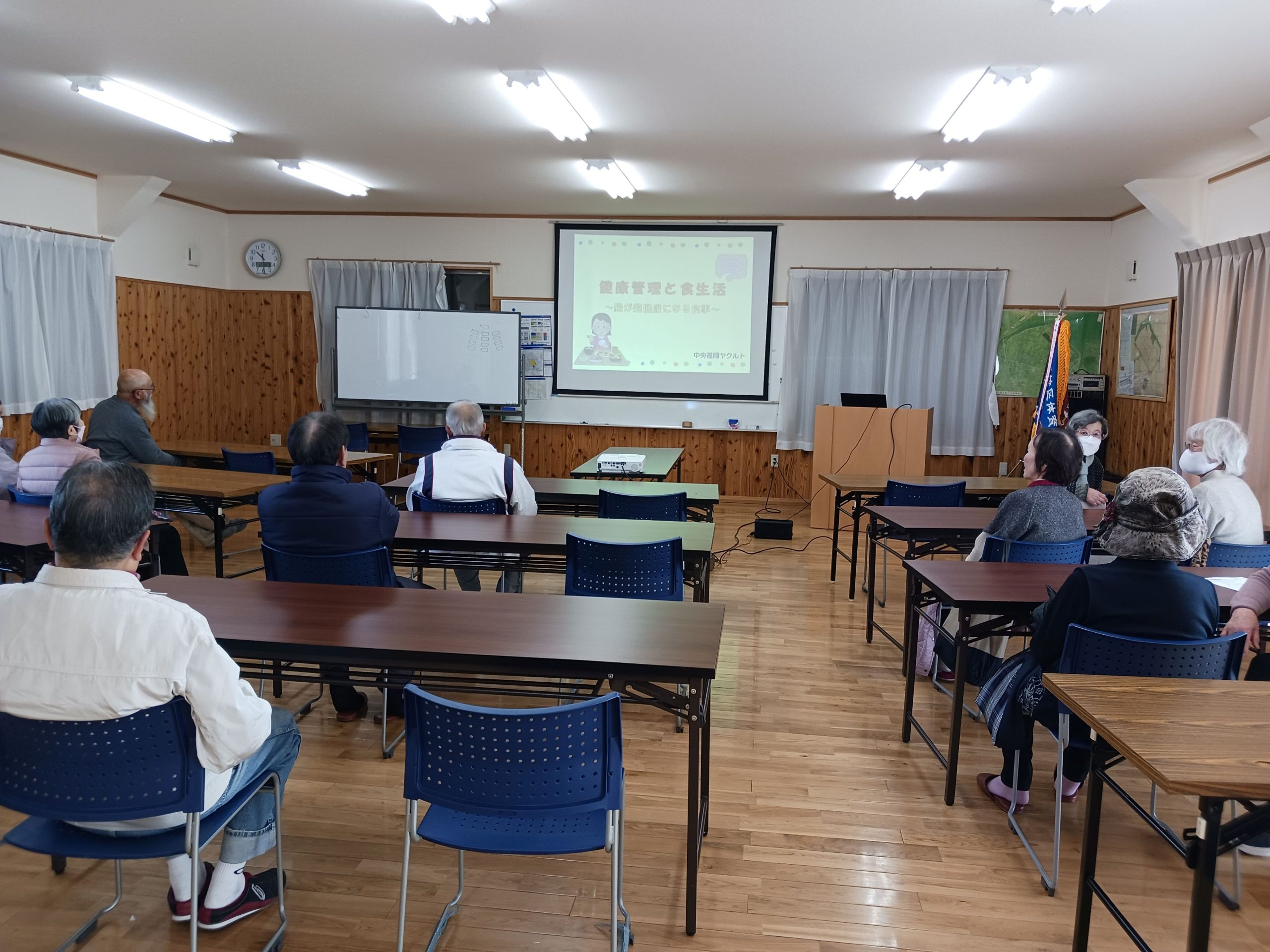 福岡市西区　今出公民館で健康教室を行いました。